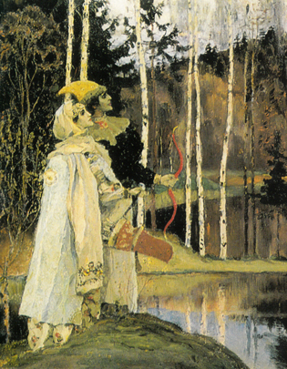 M.Nesterov: Dva Lada, 1905