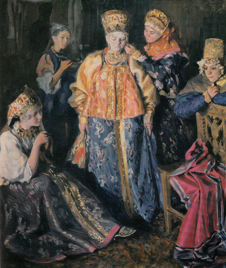 I.S.Kulikov: Sbor nevesty, 1911